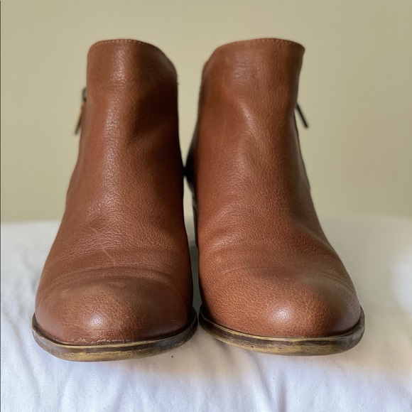 Lucky Brand light brown leather booties - Picture 2 of 4